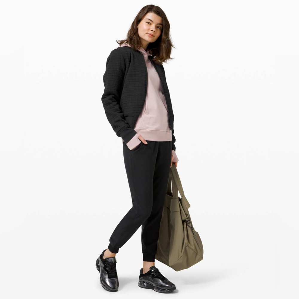 lululemon athletica Black Quilted Bomber - Picture 5 of 14